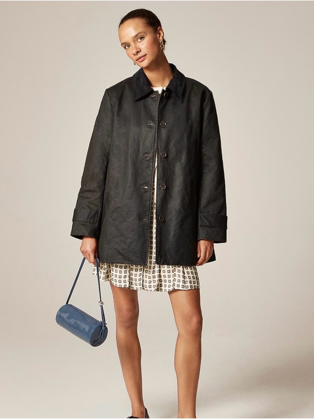 J. Crew Coated Barn Jacket NWT Sz Large